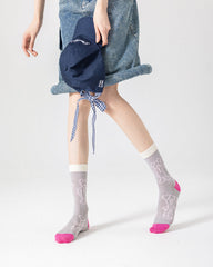 Gift Box Set Women's Cotton Socks Thin Casual Cute Funny Seamless Socks