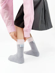 Gift Box Set Womens Crew Socks Ice Cream Series Fuzzy Cozy Non Slip