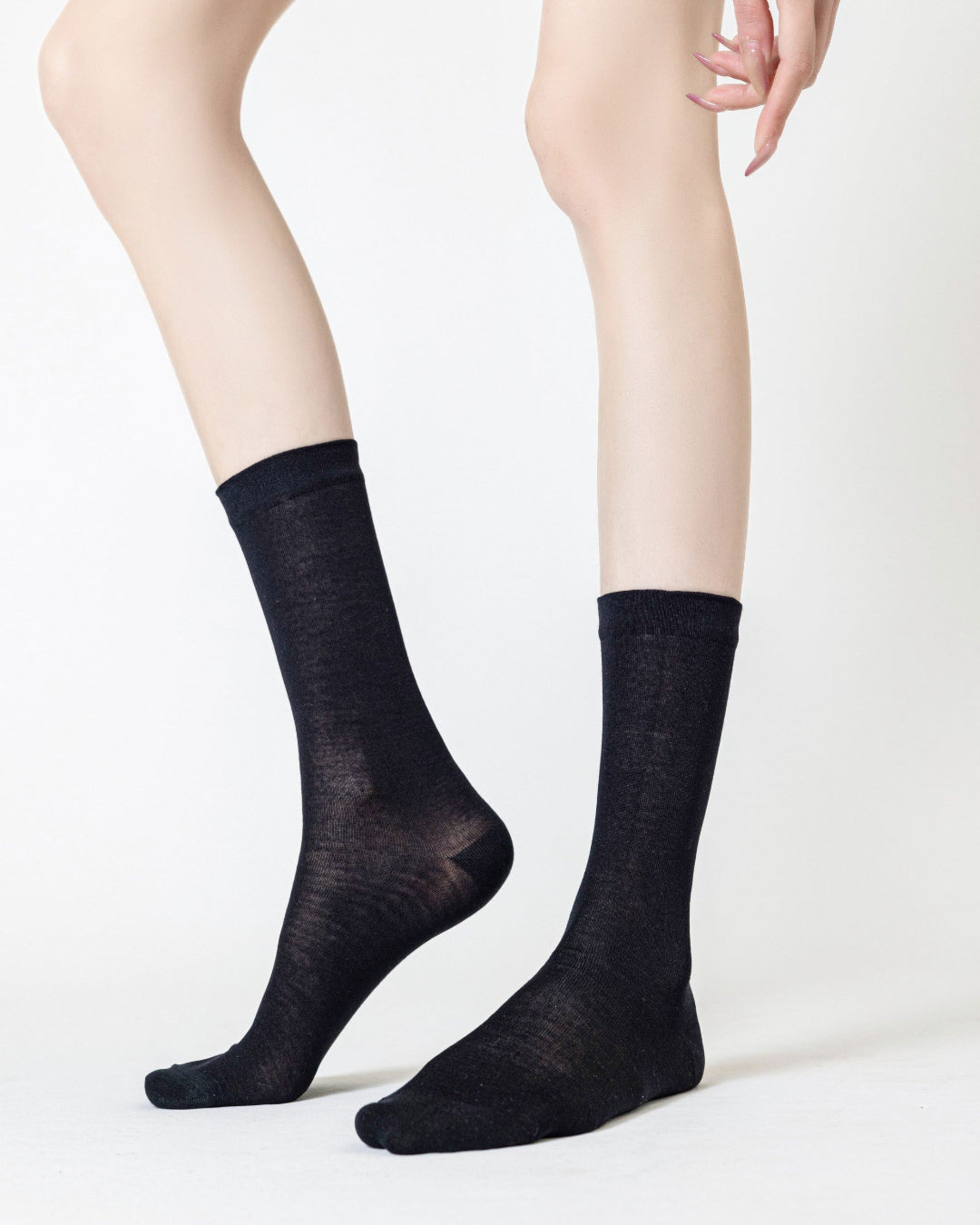 Gift Box Set Womens Crew Socks Mulberry Silk Blend Cooling Comfortable Fashion Styling