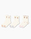 Sweet Bear Gift Box Set Womens Crew Socks Summer Bear Pattern Sheer Socks - SWEET NANA