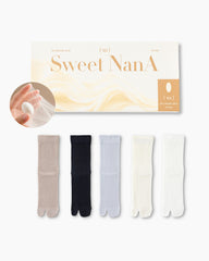 Gift Box Set Womens Tabi Socks Mulberry Silk Blend Cooling Comfortable Fashion Styling