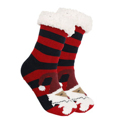 Sweetnana Women’s Christmas Cozy Socks - Cute Super Soft Non-Slip Slipper Fuzzy Socks, Thickened Winter Stockings, Cozy Lounge Wear