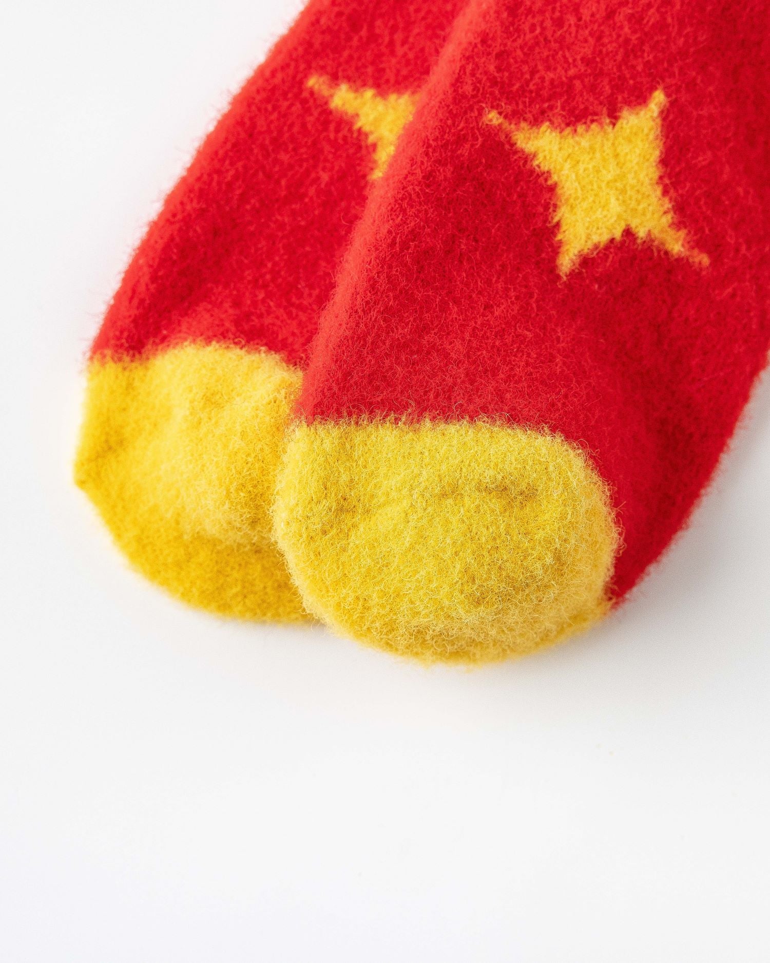 New Year Lucky Horse Wealth Red Socks Cozy Crew