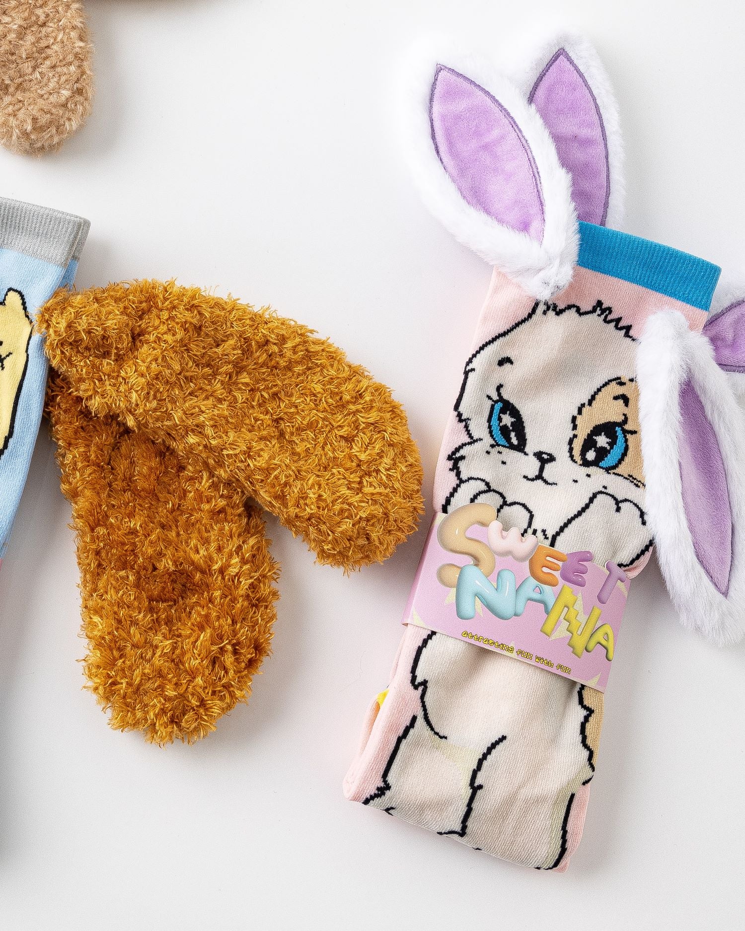 Party Exaggerated Bunny Knee High Socks 3D Big Ears Shy Rabbit Fun - SWEET NANA