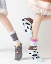 Perfect Bangs Cozy Floor Crew Socks