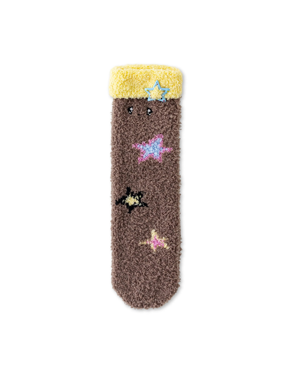 Perfect Bangs Fuzzy Floor Crew Socks