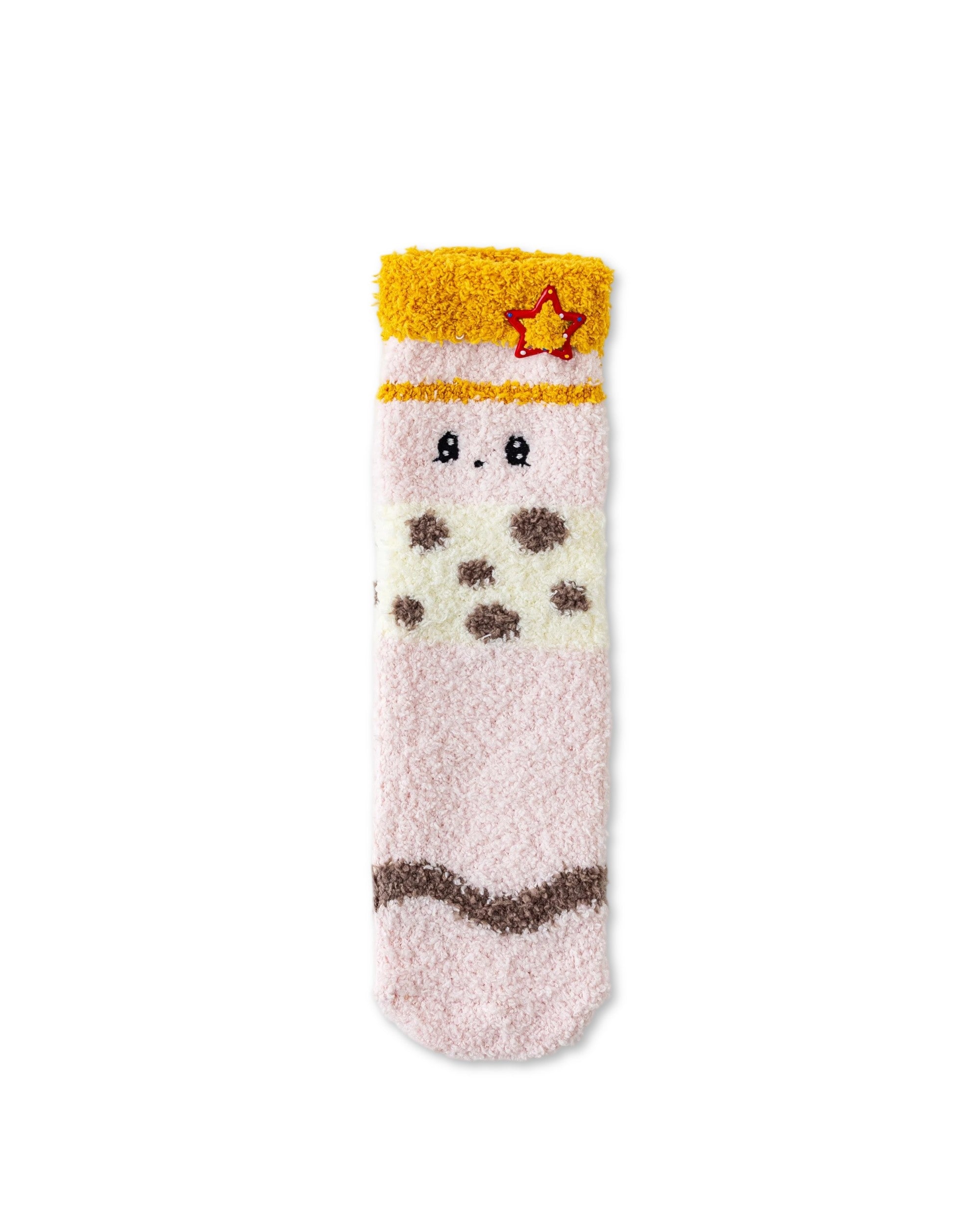 Perfect Bangs Fuzzy Floor Crew Socks