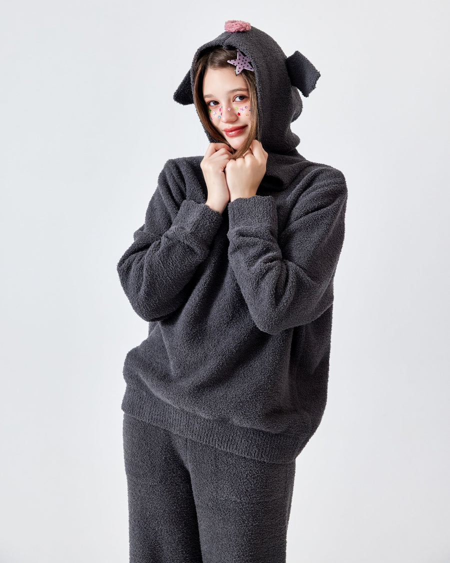 Playful Pig Hood Plush Lounge Set