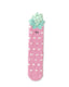 Polka Dot Leaf Fuzzy Floor Crew Socks