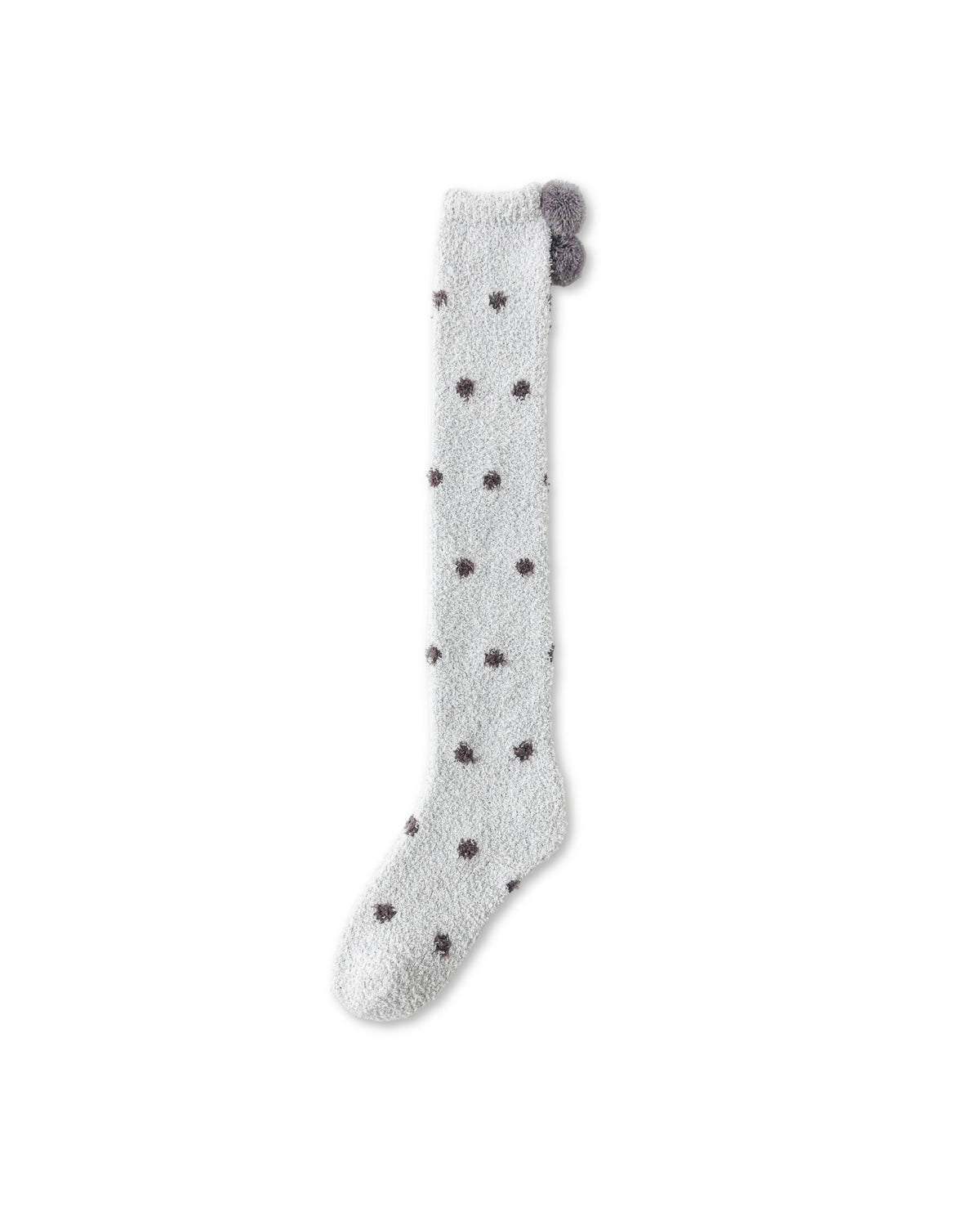 Pom Pom Dot Cozy Knee High Socks