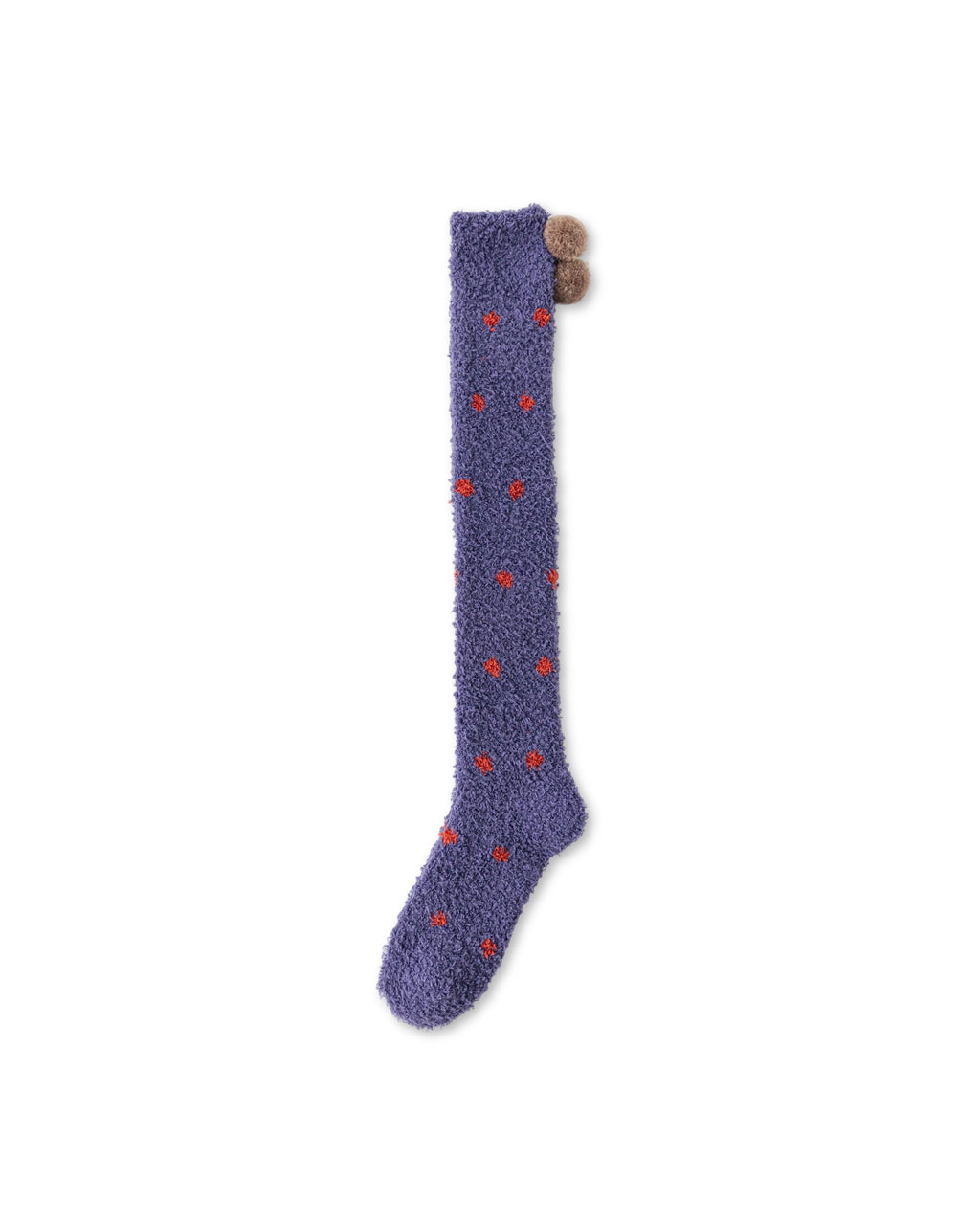 Pom Pom Dot Cozy Knee High Socks