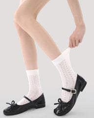 櫻花限定禮盒組 女款中筒襪 極簡紋理 純顏色襪子