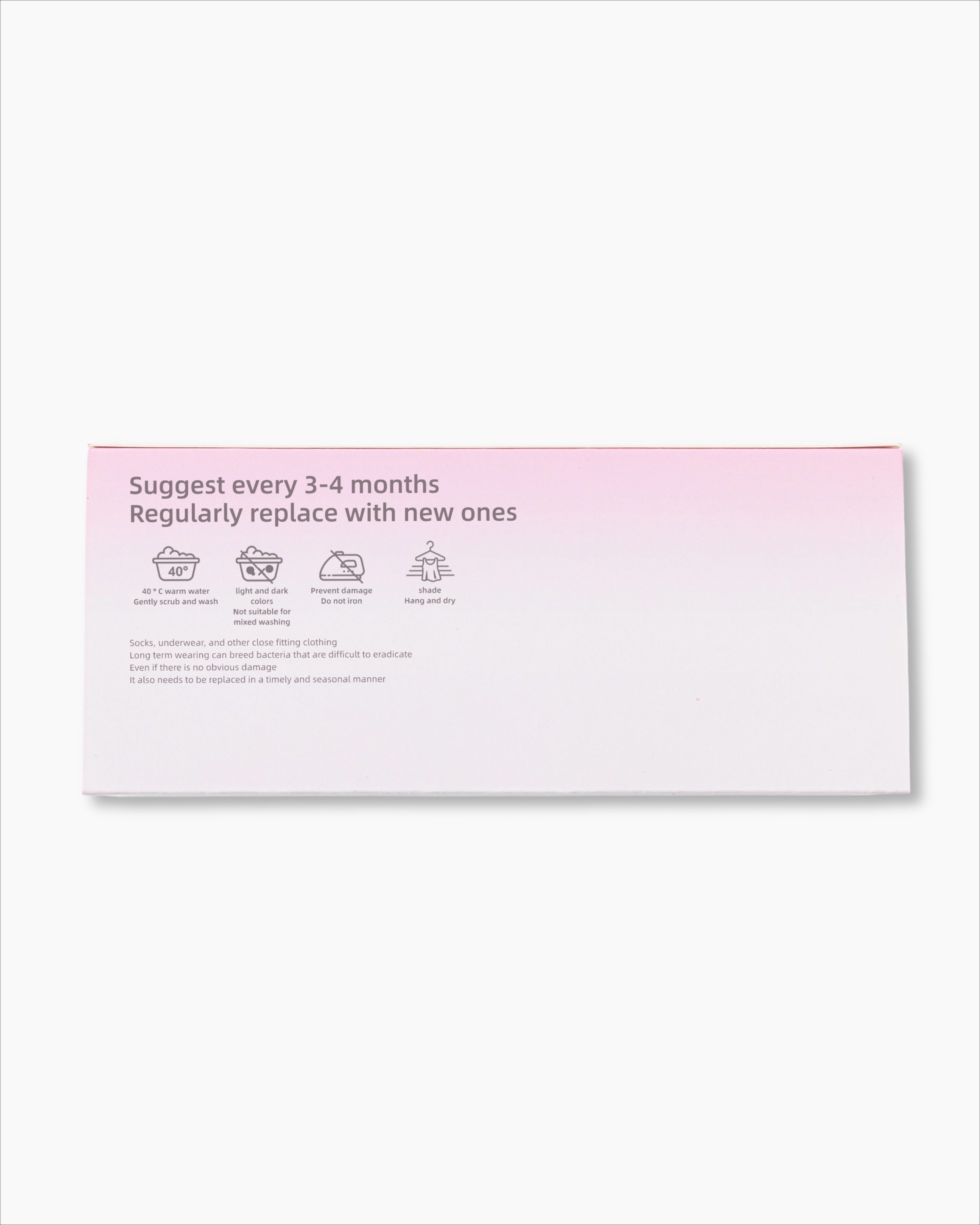 Soft Pink Cherry Blossom Illustrated Gift Box for Socks Packaging Secondary image