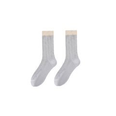 Sweetnana Seamless Crew Socks for Women Thin and Cozy Cotton Mesh Socks Colorful and Breathable Perfect for Everyday Wear and All-Day Comfort