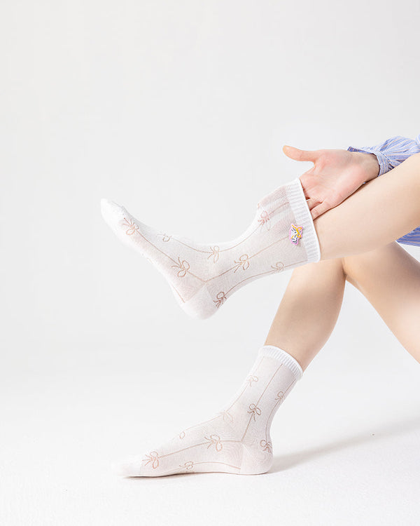 3-Pack Sweet Dreams Series Cotton Crew Socks Design Fashion - SWEET NANA