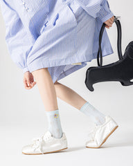 Sweet Dreams Series Women Crew Socks Design Fashion Cotton