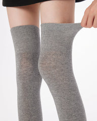 3パック レディース サイハイ ソックス エッセンシャル ニュートラル 無地 カラー カジュアル