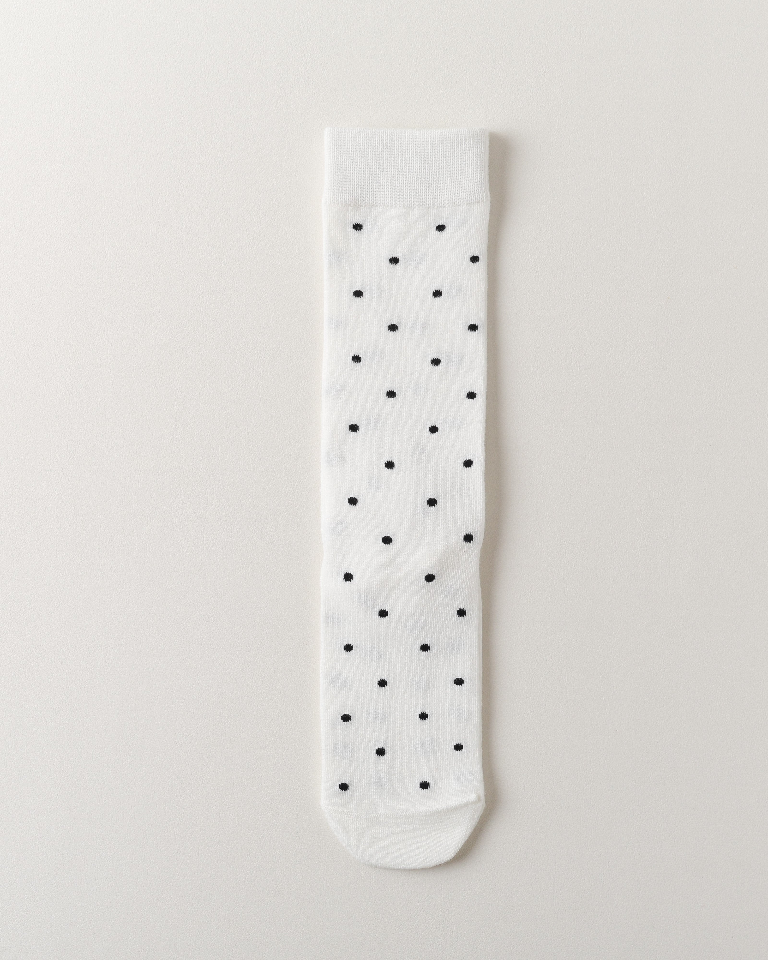 Women Combed Cotton Straight Polka Dot Socks Soft Bold Fit