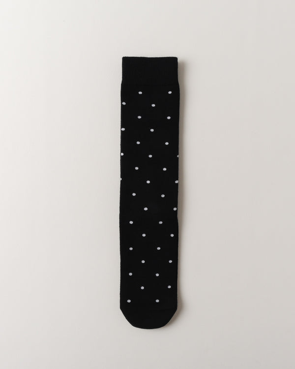 Women Combed Cotton Straight Polka Dot Socks Soft Bold Fit - SWEET NANA