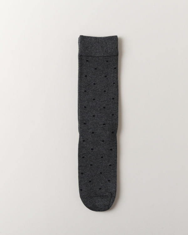 Women Combed Cotton Straight Polka Dot Socks Soft Bold Fit - SWEET NANA