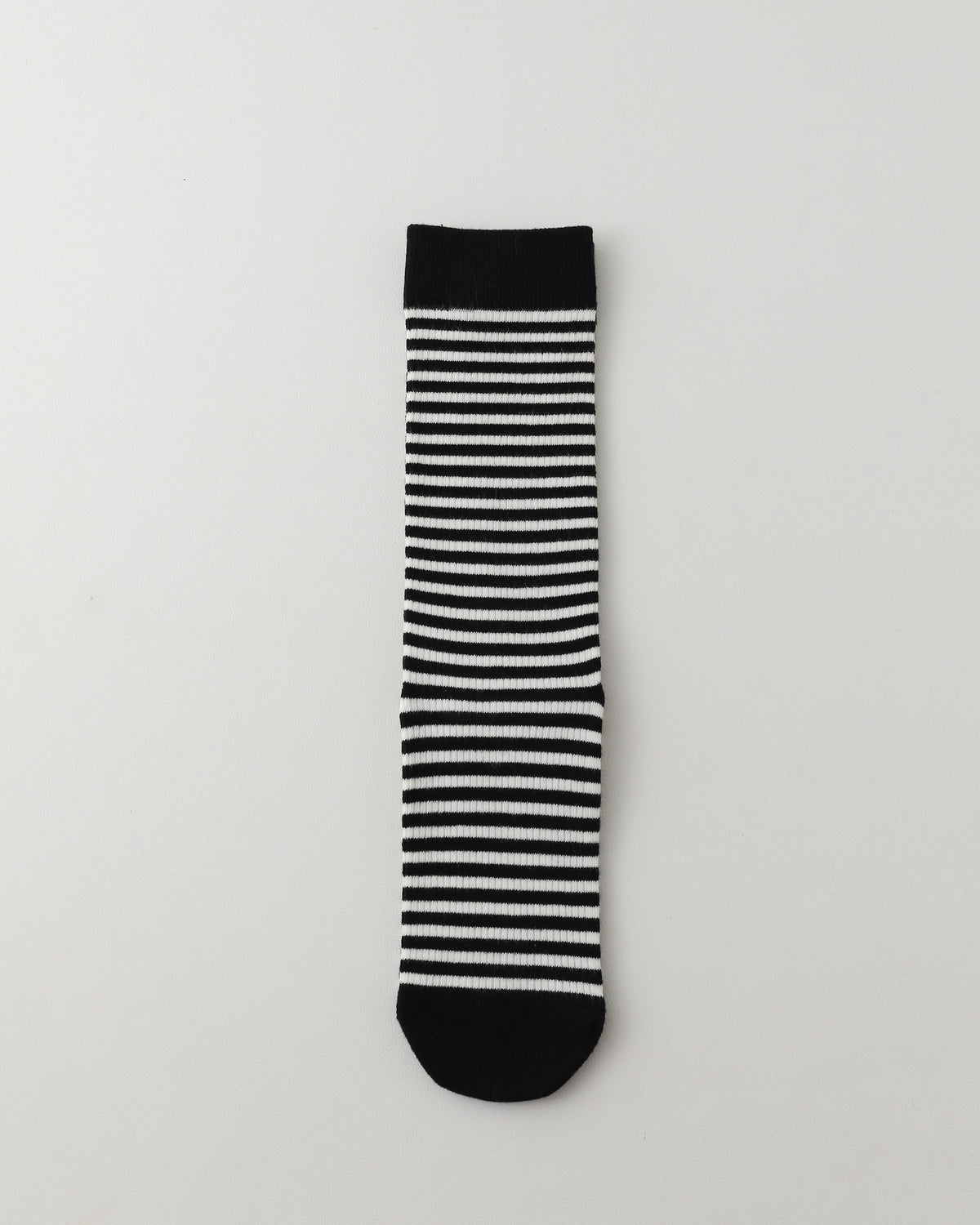 Women Combed Cotton Straight Stripe Crew Socks Soft Bold Fit