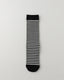 Women Combed Cotton Straight Stripe Socks Soft Bold Fit - SWEET NANA