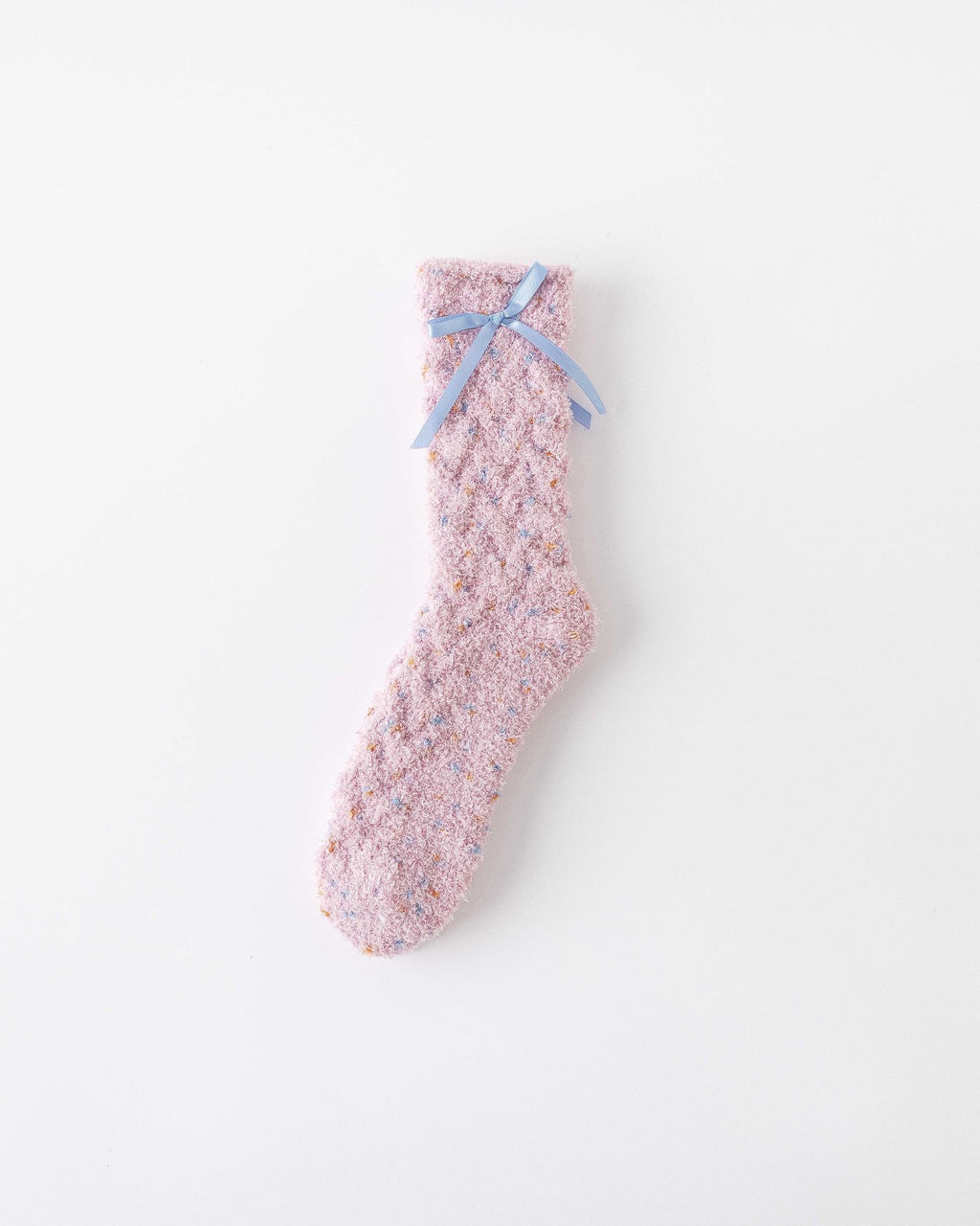 Women Crew Socks Canelé Series Fuzzy Warm Cozy Indoor Socks - SWEET NANA