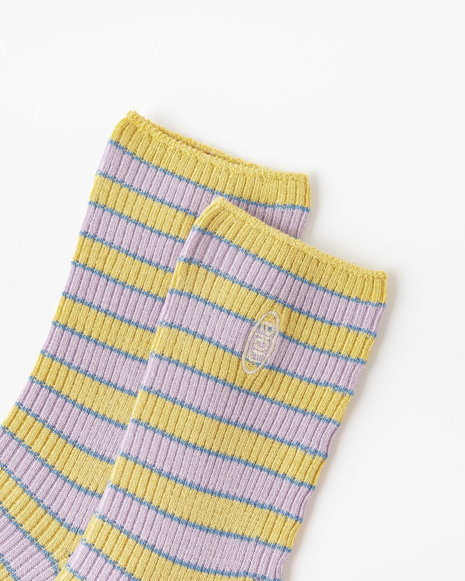 Women Crew Socks Classic Stripes Series Soft Breathable Casual Wear