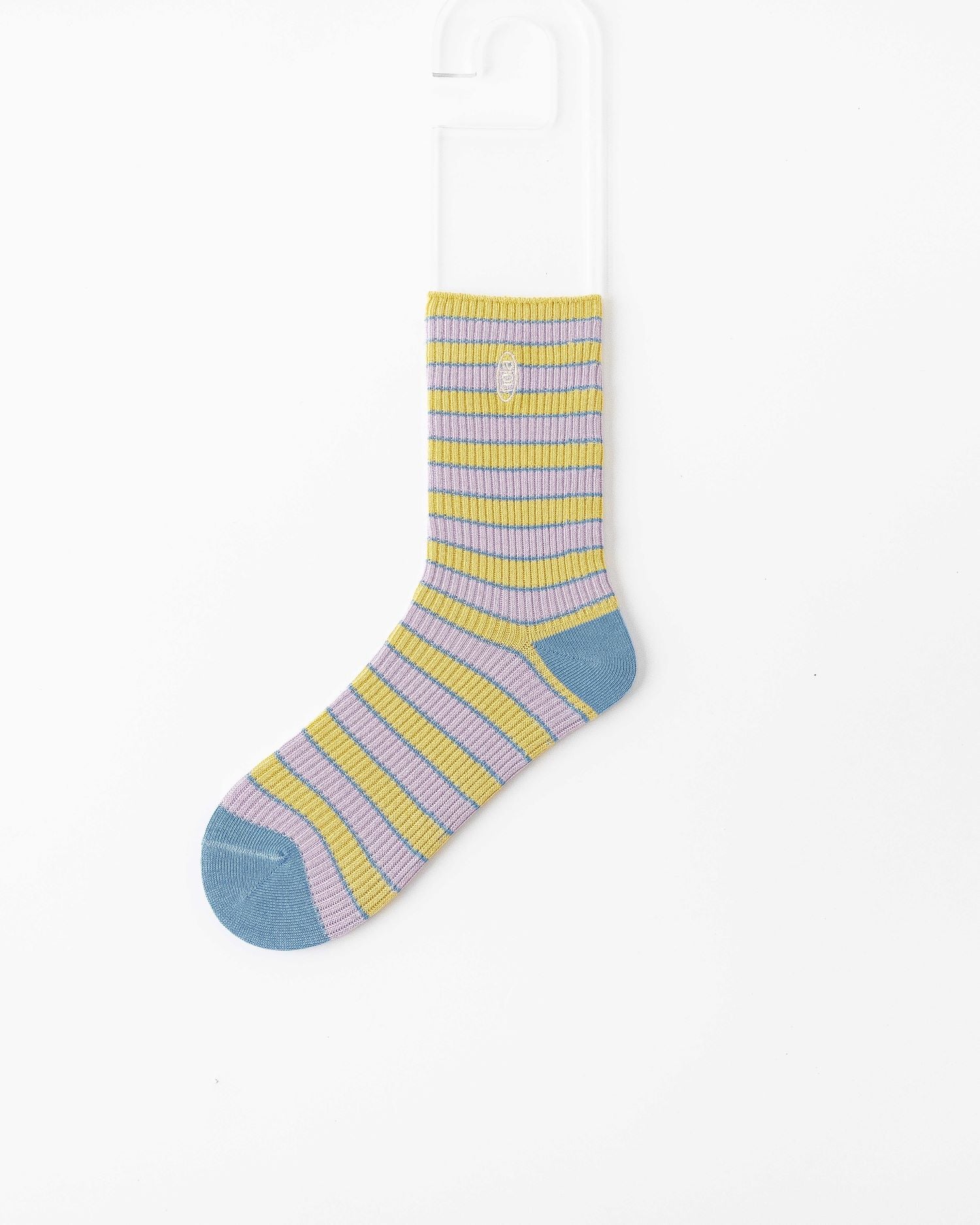 Women Crew Socks Classic Stripes Series Soft Breathable Casual Wear
