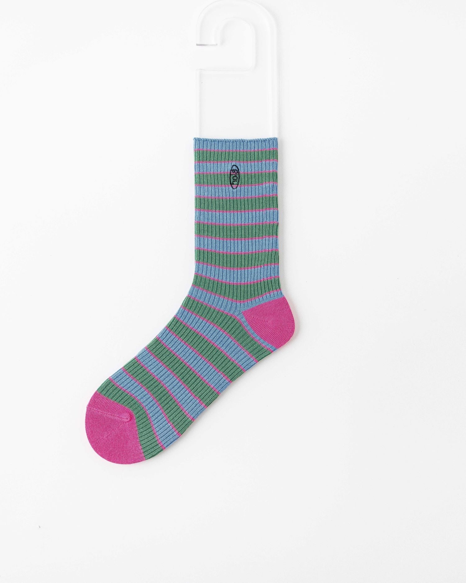 Women Crew Socks Classic Stripes Series Soft Breathable Casual Wear