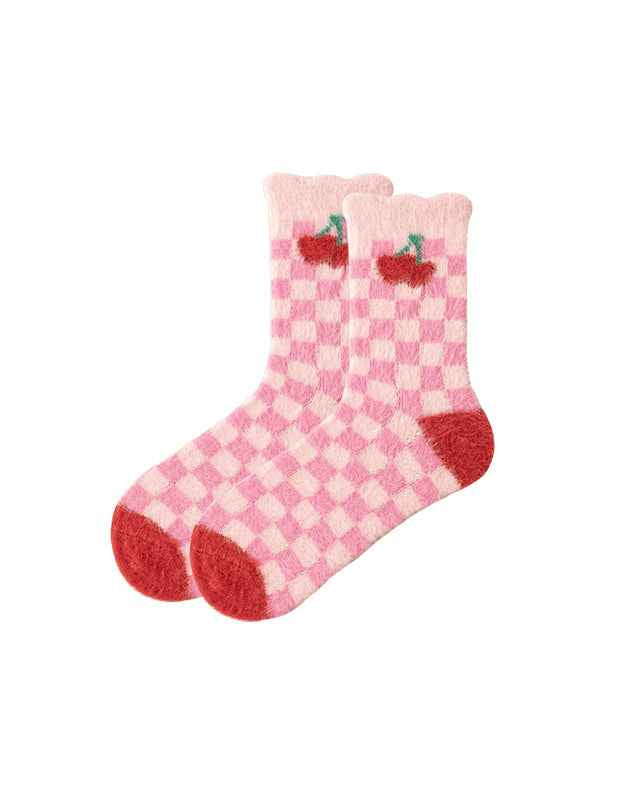 Sweetnana Women’s Cozy Crew Socks – Super Soft, Warm, and Fuzzy Colorful Socks, Ideal for Winter
