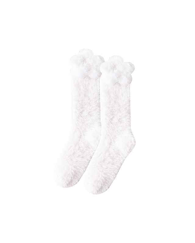 Sweetnana Cozy Knee High Socks for Women – Super Soft, Fuzzy, and Thickened Warm Socks, Perfect for Lounge Wear and Winter Stockings