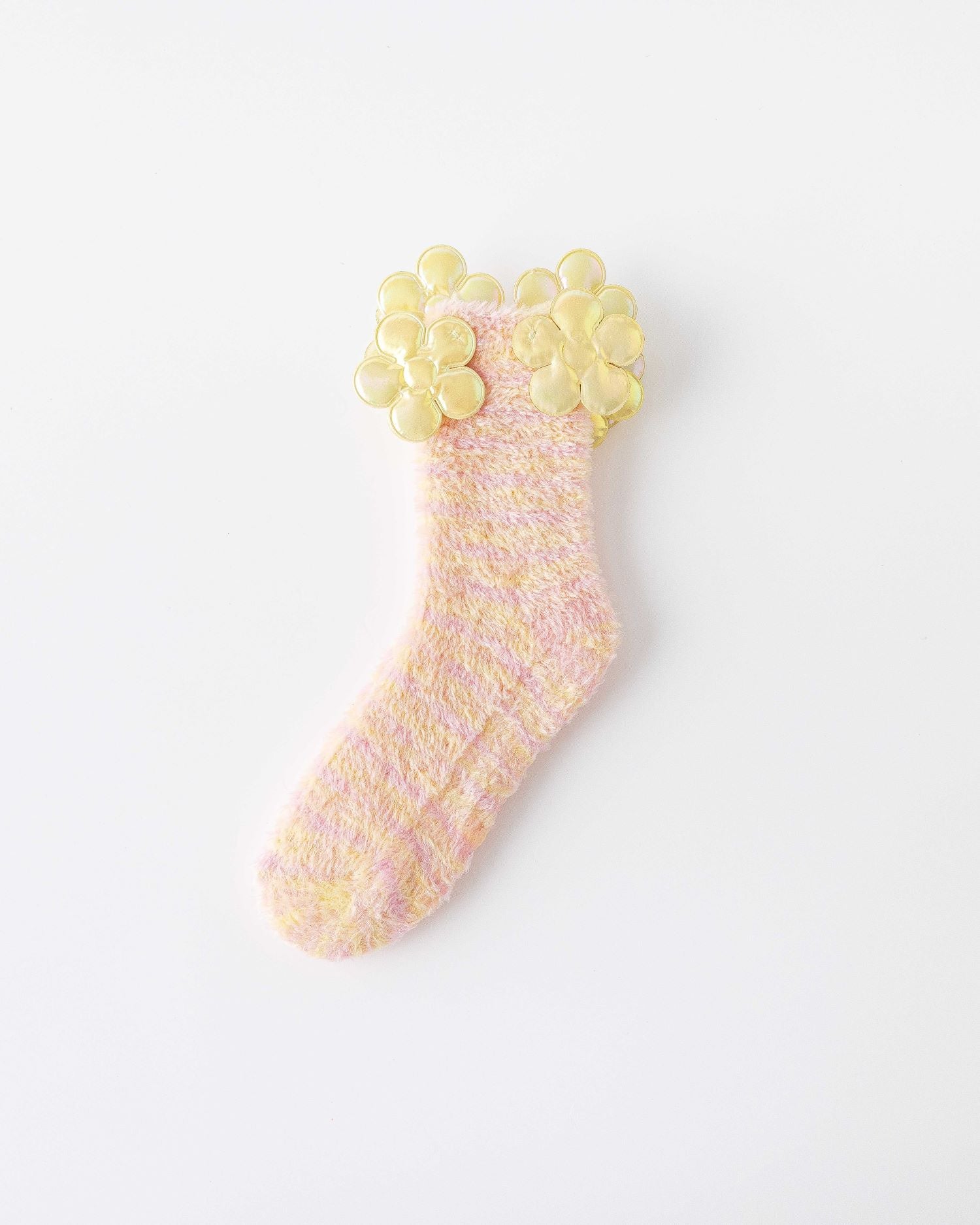 レディース クルー ソックス ドリームガーデンシリーズ ふわふわ暖かい快適な室内用ソックス