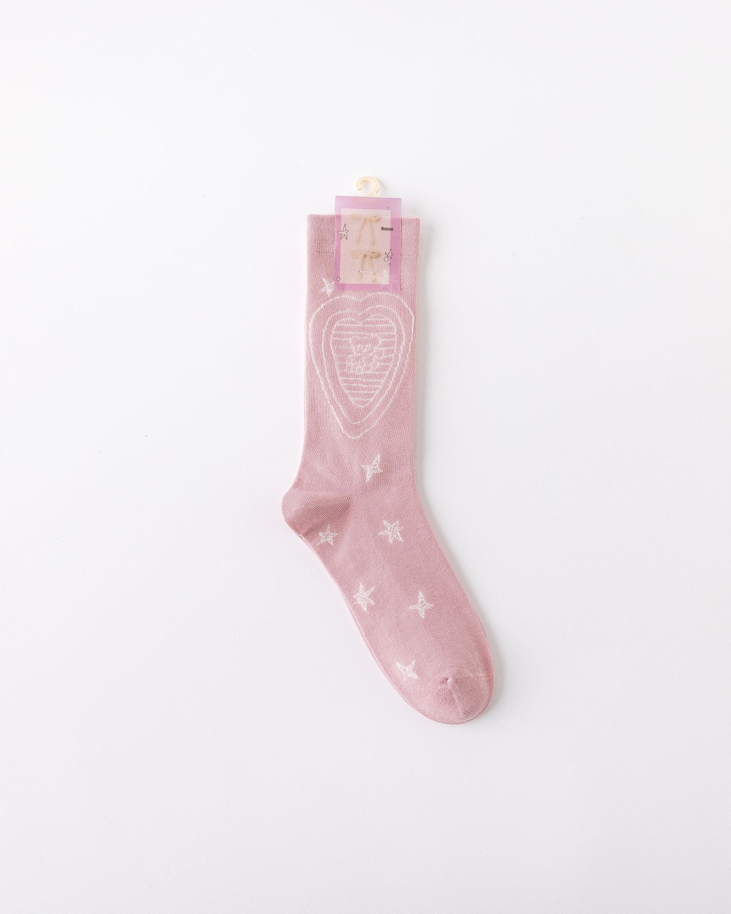 女款中筒襪子亮片線條系列棉質柔軟舒適休閒襪子