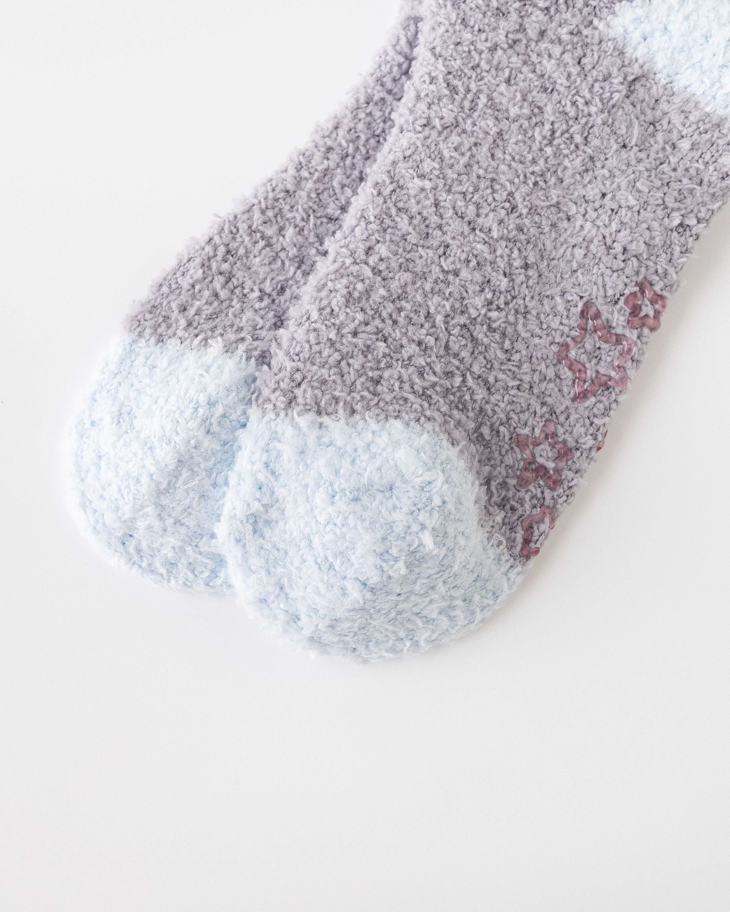 여성 크루 양말 하우스 시리즈 보송보송하고 따뜻하며 포근한 실내용 미끄럼 방지 양말