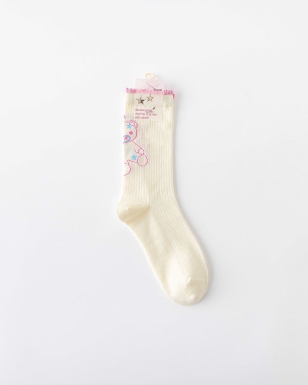 Women Crew Socks Leopard Print Series Cotton Trendy Jacquard Casual - SWEET NANA