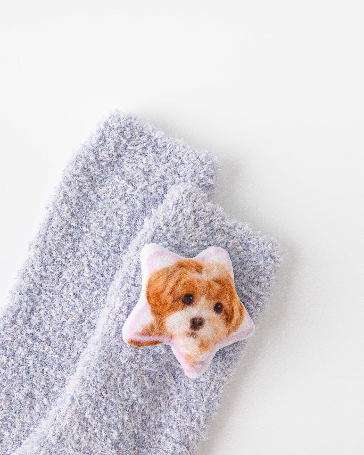 여성 크루 양말 작은 동물 별 시리즈 보송보송하고 포근한 따뜻한 실내용 양말