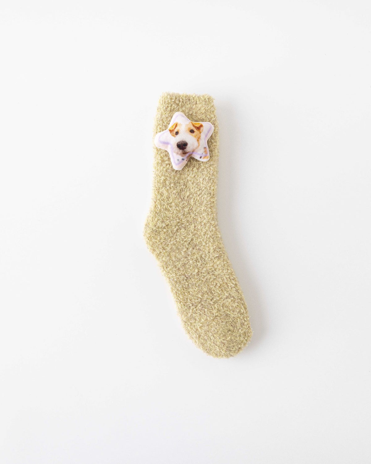 Women Crew Socks Little Animal Star Series Fuzzy Cozy Warm