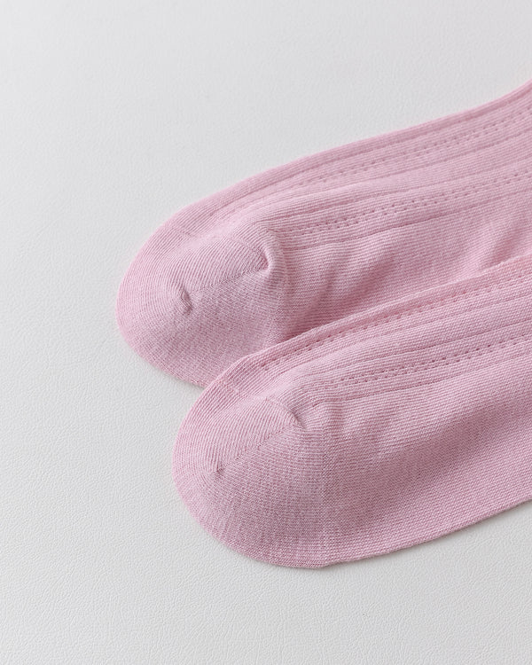 Women Crew Socks Ruffle Cuff Heel Label Chic Comfortable - SWEET NANA