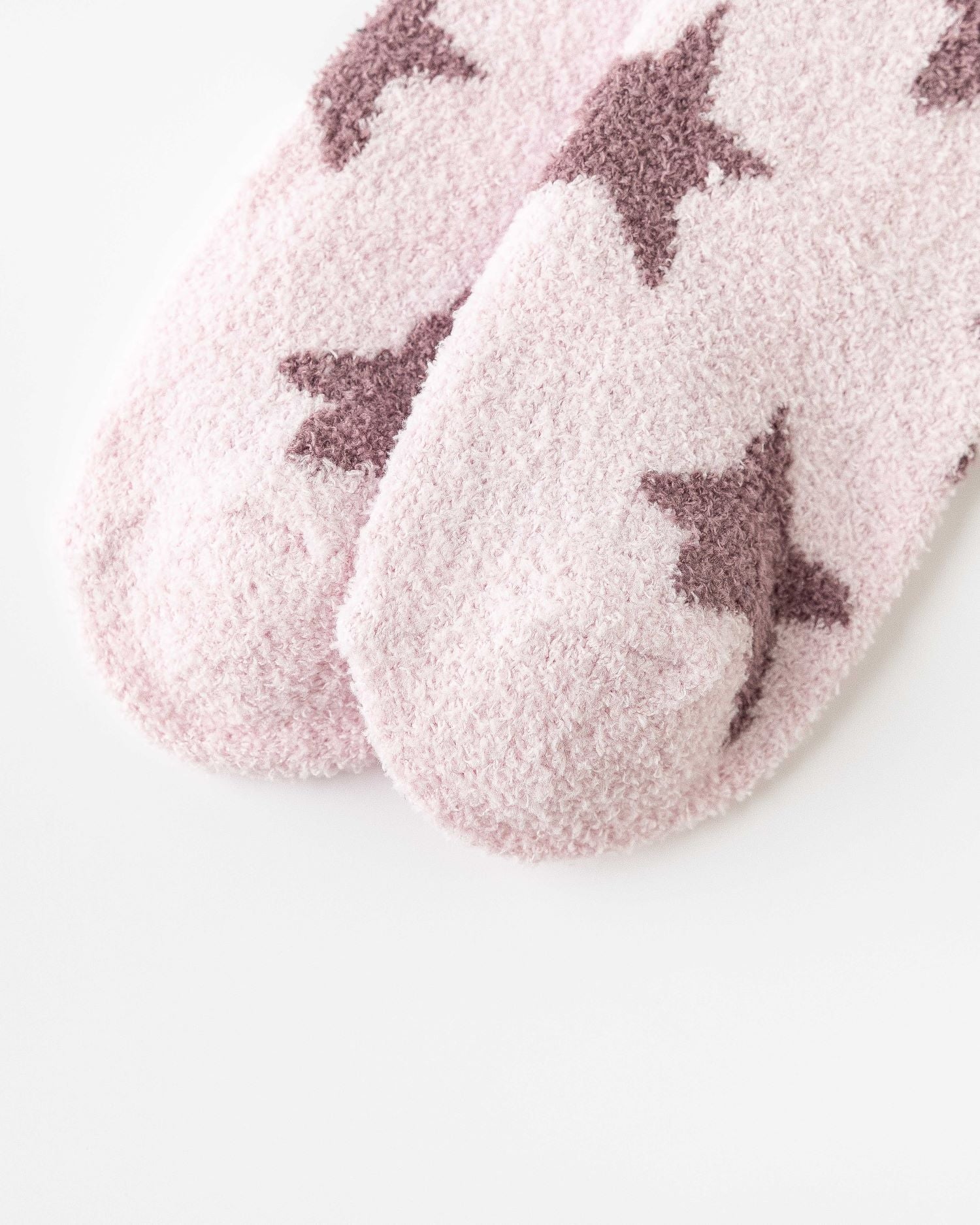 여성 크루 양말 별이 빛나는 하늘 시리즈 보송보송하고 따뜻하며 포근한 미끄럼 방지 홈웨어