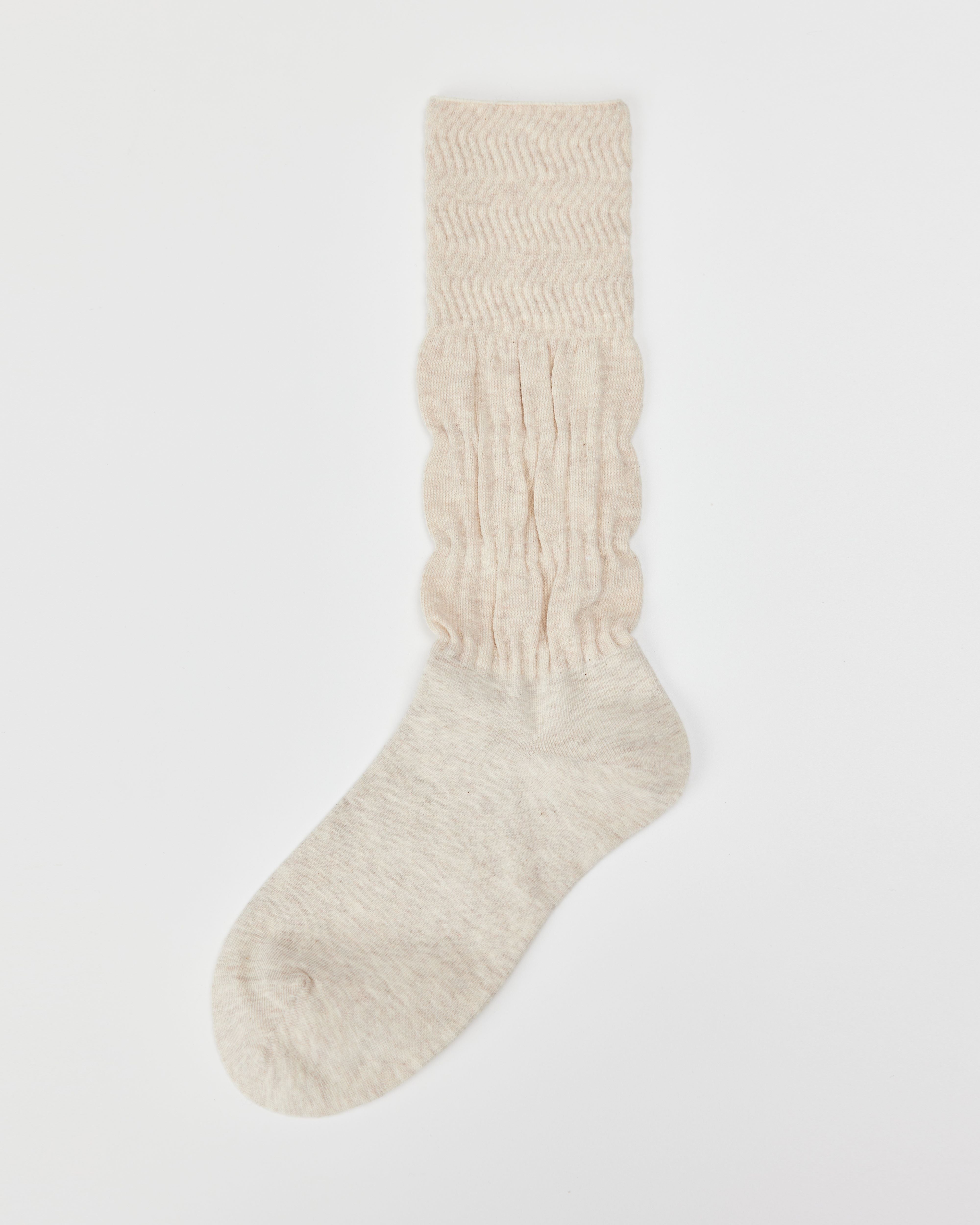 女款中筒襪子扭紋毛圈粉紅色柔軟多彩舒適