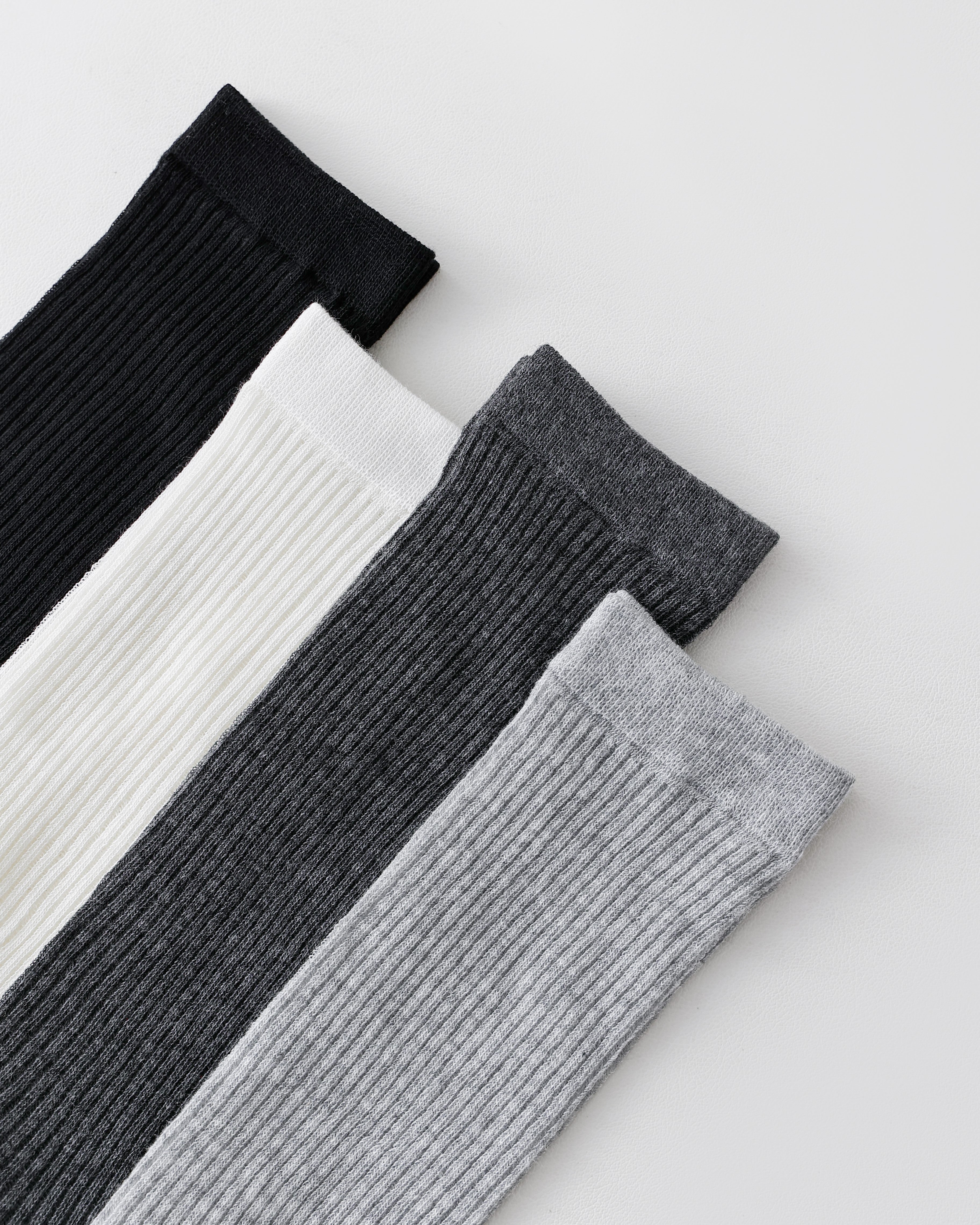 女款中筒襪子直條紋毛圈芭蕾時尚舒適