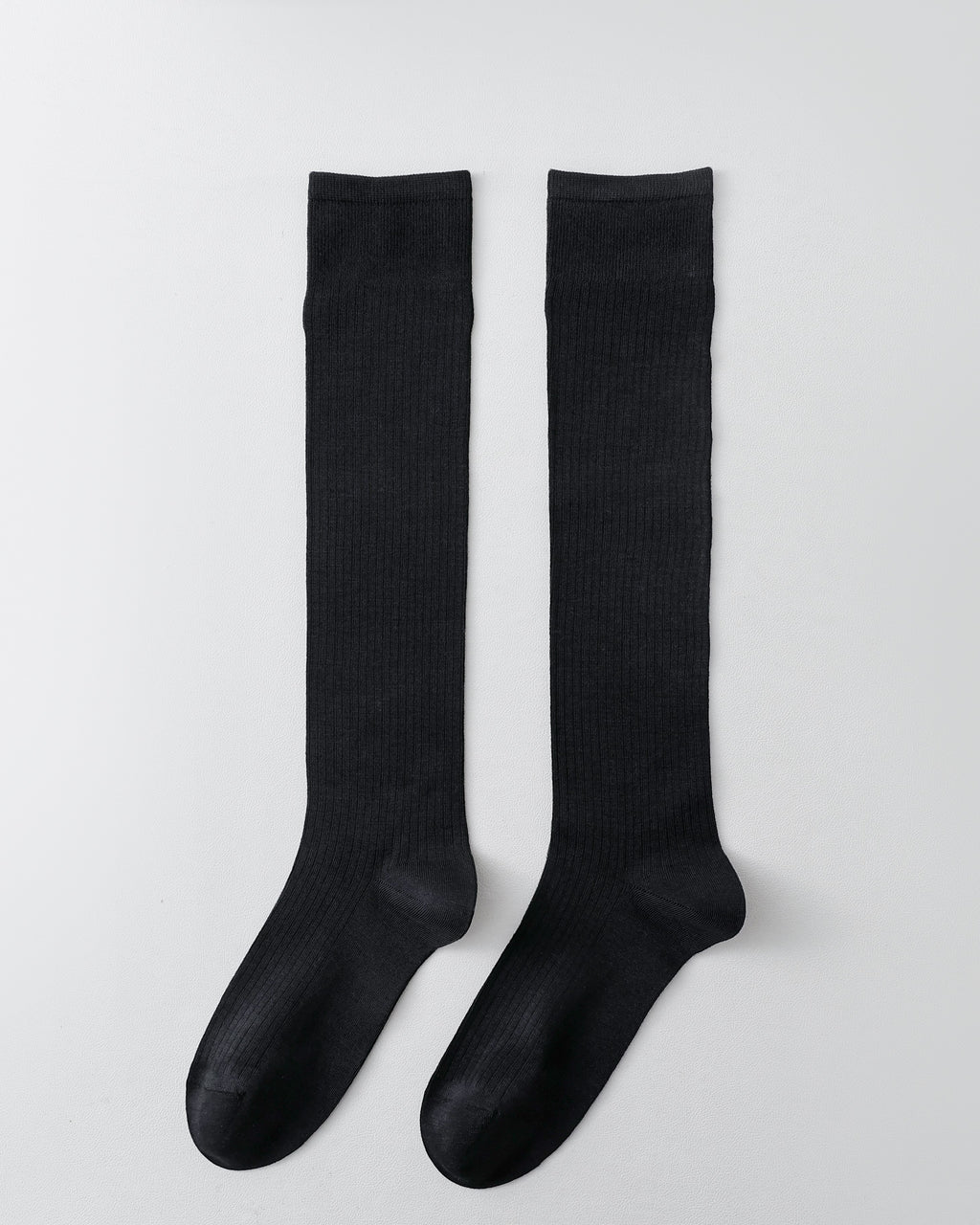 Women Knee High Socks Ribbed Stripe Pile Ballet Cool Chic Comfortable - SWEET NANA