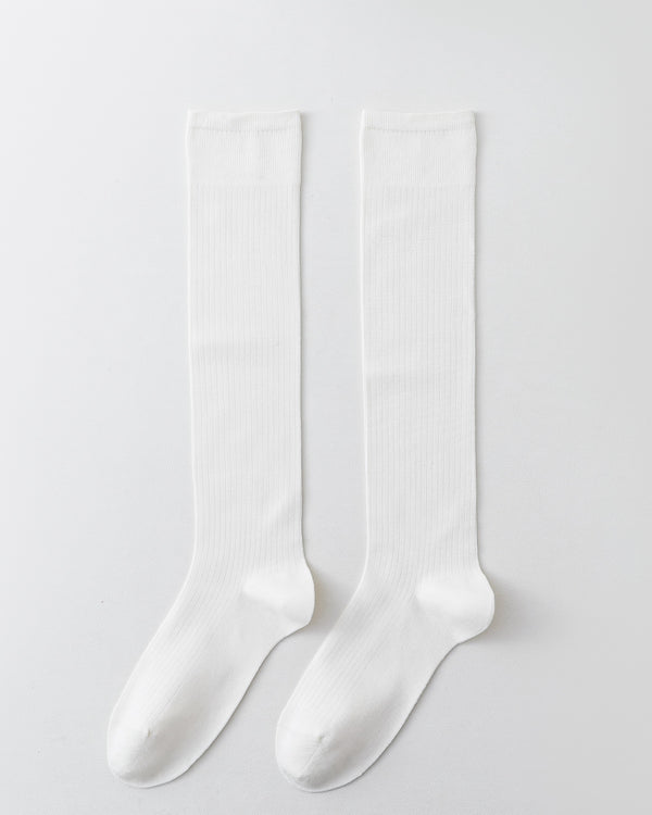 Women Knee High Socks Ribbed Stripe Pile Ballet Cool Chic Comfortable - SWEET NANA