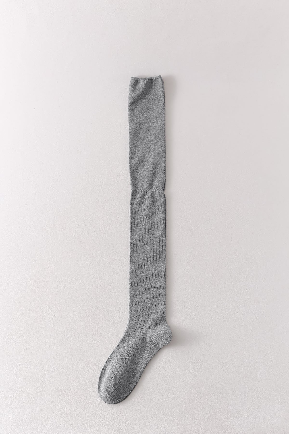 Women Over The Knee Socks Solid Color Ribbed Slouch Cotton - SWEET NANA