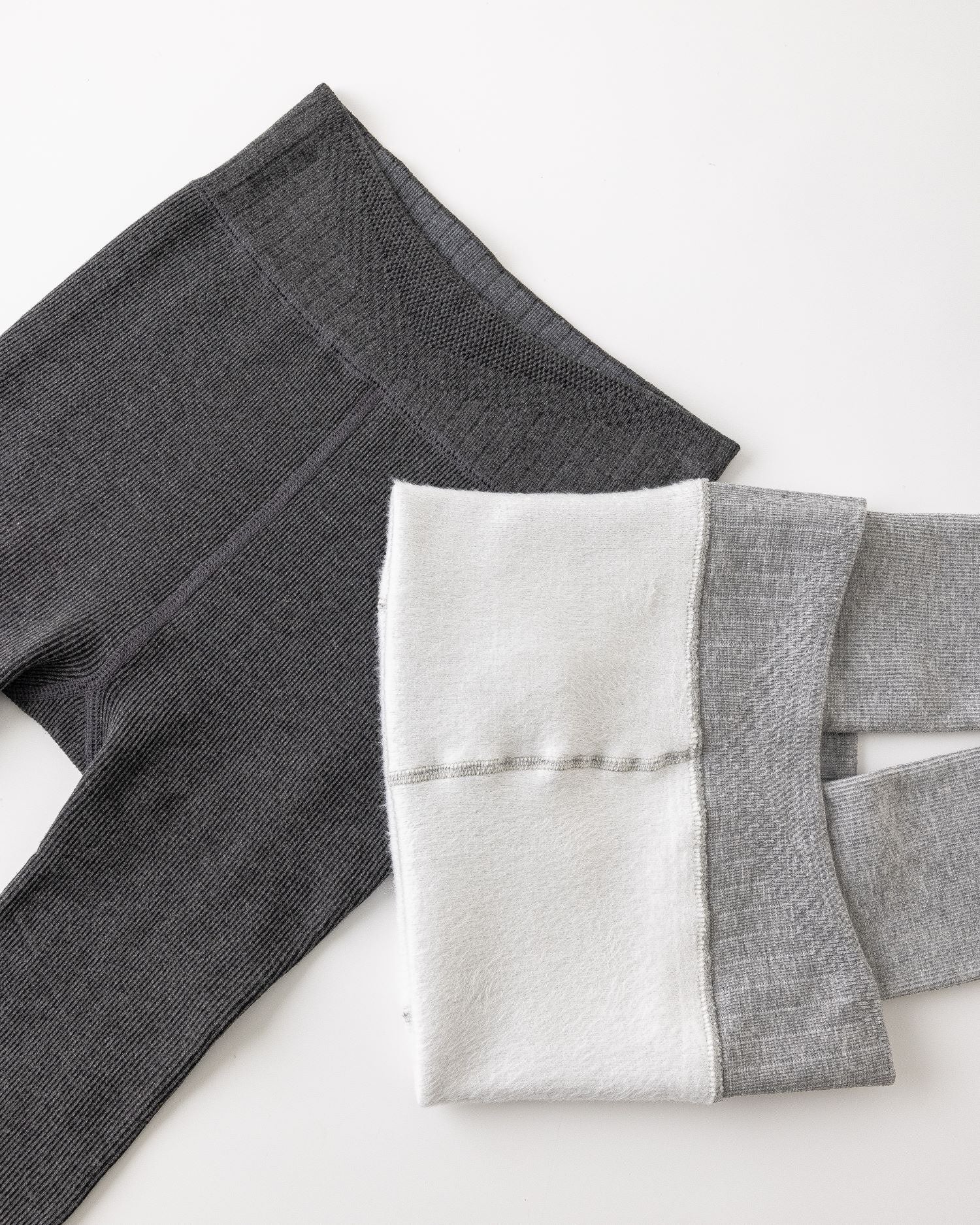 Women Ribbed Thermal Tights Thick Vertical Stripe Slim Fit Fashion