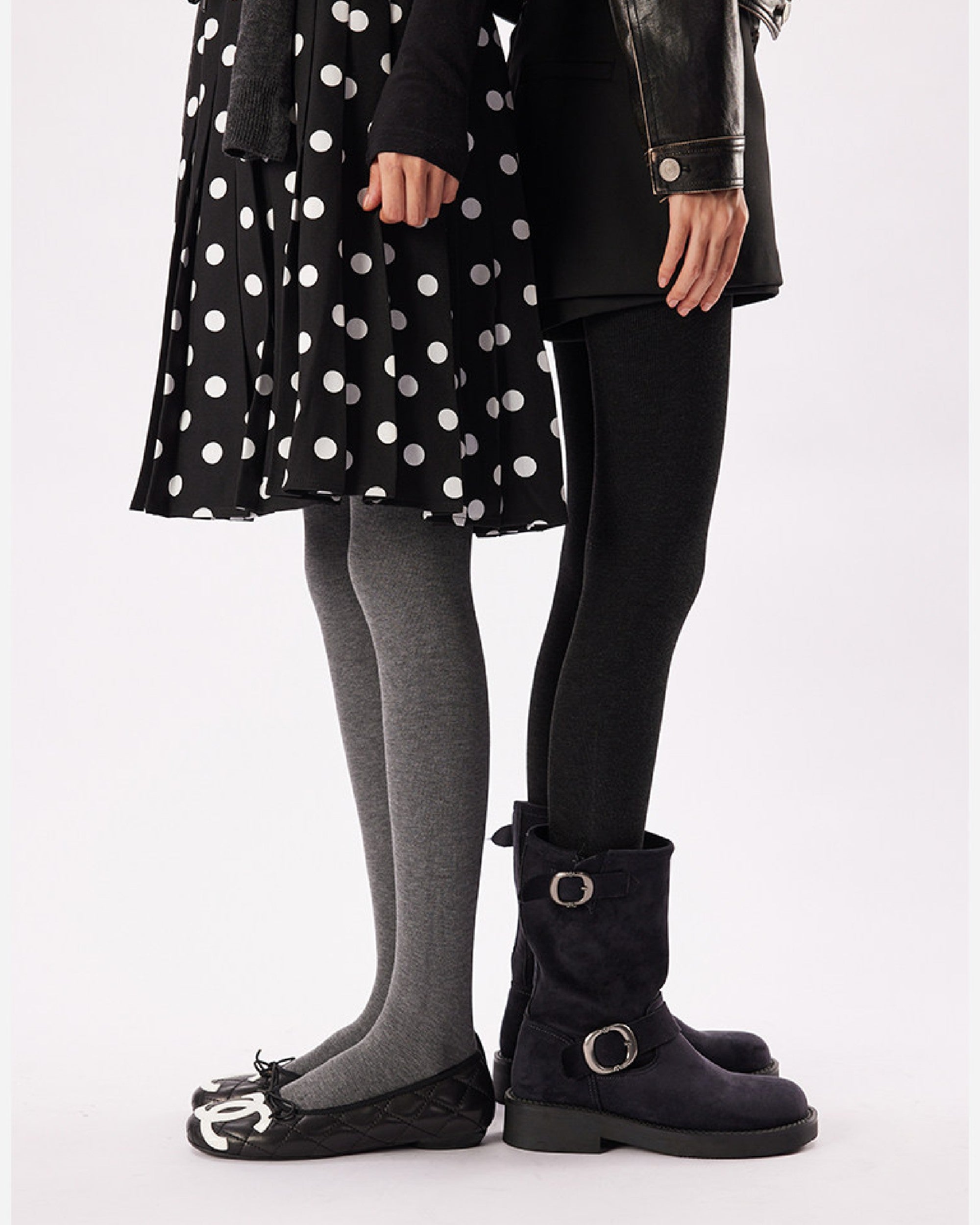 Women Ribbed Tights Slim Fit Stretch Fashion Pantyhose Daily Wear