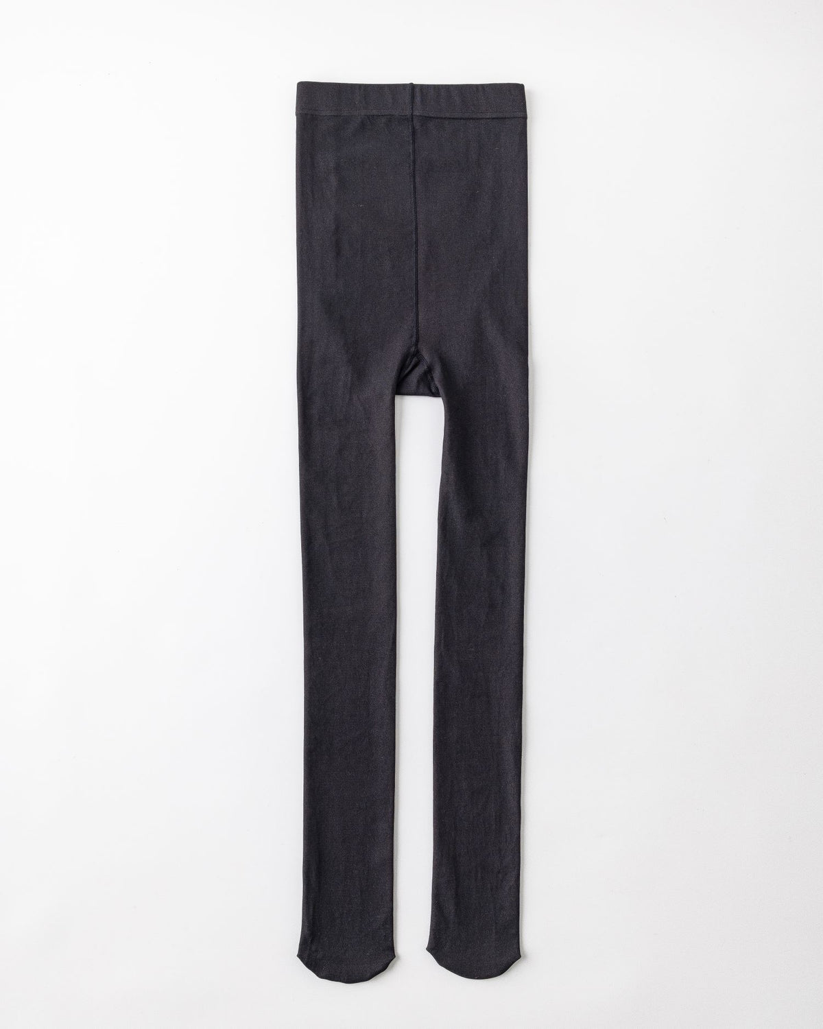 女款透膚黑色絨毛內裡褲襪，仿膚感保暖修身