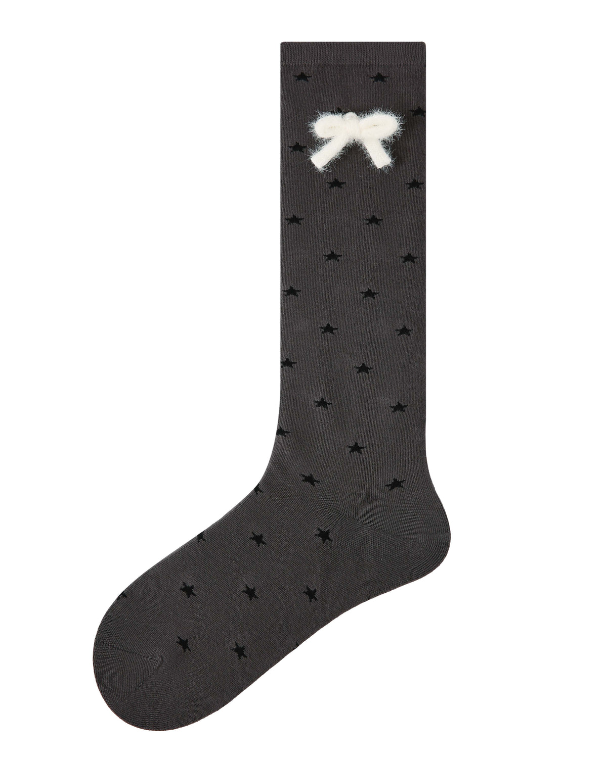Women's Bow Stacked Crew Socks Soft Comfortable Stretchy