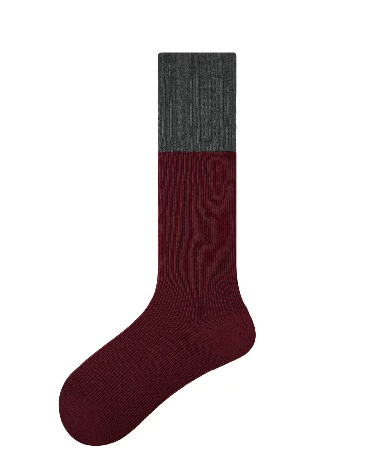 Women's Crew Socks Colorblock Knit Cotton Casual Breathable Socks